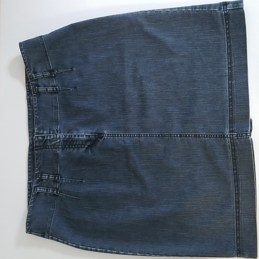 Blue Jean Midi Skirt